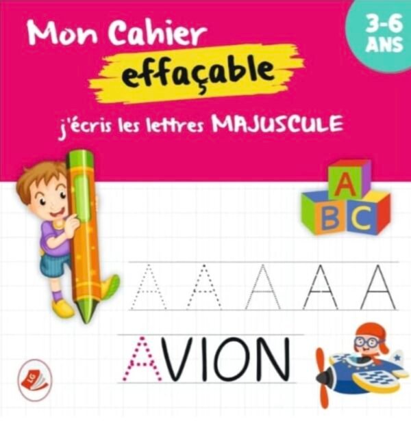 Mon cahier effaçable -Majuscule