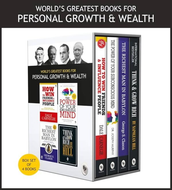 World s Greatest Books For Personal Growth & Wealth (Set of 4 Books)